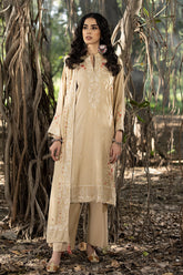 03 Piece Ready To Wear Embroidered with Fancy Shawl