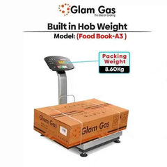 Glam Gas (Food book E3) Steel Pan Supports Easy Clean (Natural Gas LPG) Brand Warranty