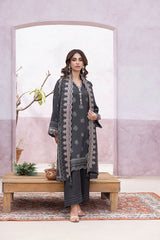 03 Piece Stitched Printed Embroidered Cashmi Wool