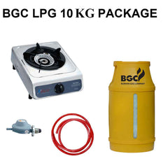 Murphy LPG Cylinder 10 Kg Powered by BGC Packag Grip Stove BGC LPG Cylinder 10 Kg Gas Pipe and 3 Star Regulator .