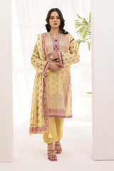 02 Piece Unstitched Printed Shirt & Dupatta - Lakhany