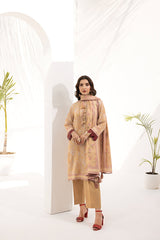 02 Piece Unstitched Printed Shirt & Dupatta - View 4 - Lakhany