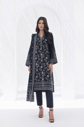 03 Piece Stitched Printed Lawn