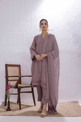 03 Piece Ready to wear Embroidered Luxury Pret