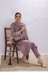 03 Piece Ready to wear Embroidered Luxury Pret