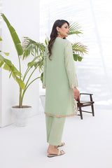 02 Piece Unstitched Embroidered Lawn Shirt & Trouser - View 2 - Lakhany