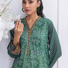 01 Piece Unstitched Printed Lawn Shirt - Lakhany
