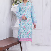 01 Piece Unstitched Printed Lawn Shirt - Lakhany
