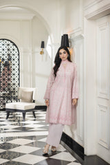 03 Piece Stitched Embroidered With Embroidered Lawn Dupatta