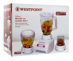 Westpoint Blender and Grinder 3 in 1 WF-949 Brand Warranty
