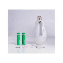 EYE POWER Rechargeable AC/DC Light Bulb 20W With 2 Battery Emergency Soft White Light Bulbs for Home Camping Tent Bulb