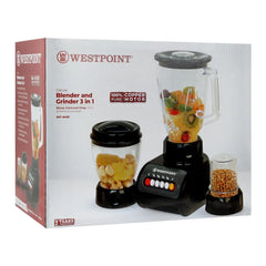 Westpoint Blender and Grinder WF-9491- Deluxe 3 in 1 Brand Warranty