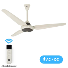 SK AC DC Ceiling Fan Super Deluxe Model Copper 56 Inch Brand Warranty - Onestopmall.pk