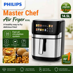 Philips 1st Copy Air Fryer XXXL 14.5L Digital Air Fryer Touch Control Oil-Free Healthy Cooking