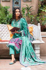 03 Piece Stitched Embroidered Khaddar