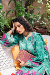 03 Piece Stitched Embroidered Khaddar