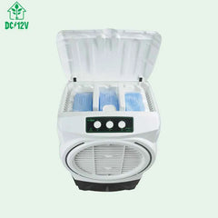 Super Asia Room Cooler ECM 4600 Plus DC 12 Volt Air Cooler Cooling Box (For Re-Freezable Ice Packs Working Only DC-12 Volt Solar & Battery