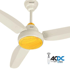 Orient Ceiling Fan AC DC GULF MODEL 56'' with (30WATTS OPTIONS) Brand Warranty