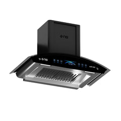 Nasgas Kitchen Hood KHD-250 Non Magnet Stainless Steel double Straight filter Brand Warranty