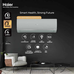 Haier 1 Ton HSU-13HFAB Air Conditioner T3 Series Heat and Cool (GREY) DC Inverter 10 Years Warranty
