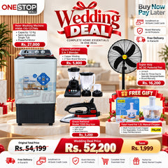 Wedding Mega Deal | Haier Washing Machine + Grace Blender + Iron + Super Asia Fan | FREE Falari Chopper Gift