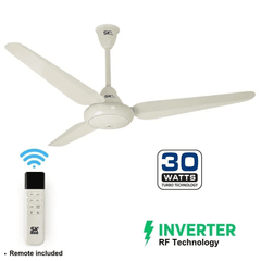 SK Inverter Ceiling Fan Super Deluxe Model Copper 56 Inch 30 Watts Brand Warranty - Onestopmall.pk