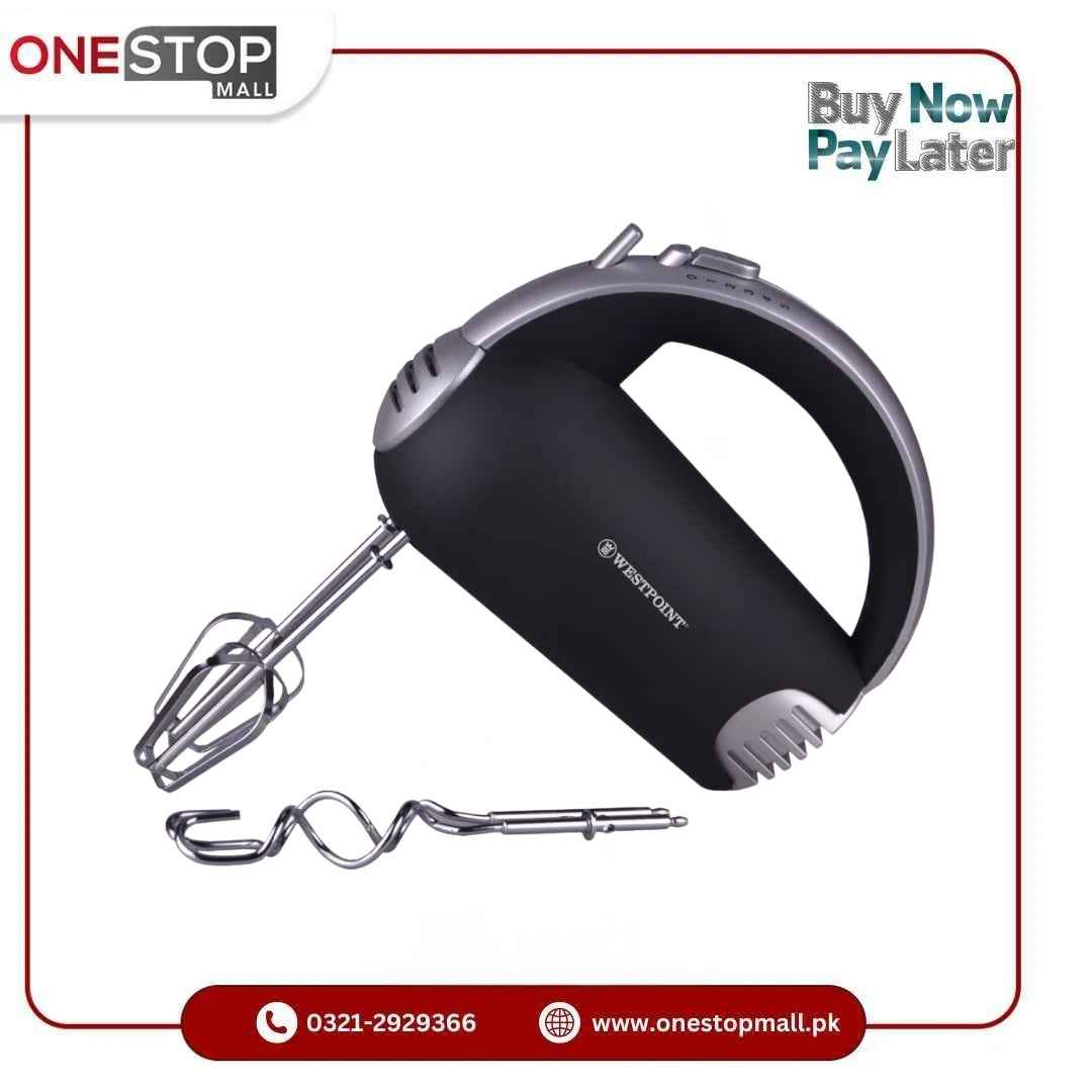 Westpoint Deluxe Hand Mixer WF-9701 Unique Safety Locking System Brand Warranty