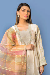 03 Piece Ready to wear Embroidered Khaddi Messori