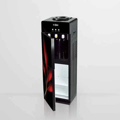 Super Asia Water Dispenser HC-56 B Elegant Tempered Double Glass Door Easy Water Dispensing with 3 Taps Brand Warranty