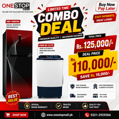 Haier 2 Items Combo Deal - Washing Machine & Refrigerator Discount Offer