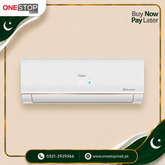 Haier 1.5 Ton DC Inverter AC HSU - 19LFC 19000 BTU 100 % Copper UPS Enabled Self Cleaning Turbo Cooling - Wide Voltage- Full BTU-White Color 10 Years Warranty