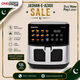Philips 1st Copy HD-565 Digital Air Fryer 12L | LED Display | Healthy Oil-Free Cooking