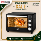 ANEX AG-3075 Deluxe Oven Toaster | Bake, Roast, Grill & Toast | 2 Years Warranty