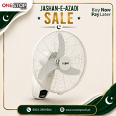 Super Asia AC DC Bracket ELEGANT BLDC INVERTER FAN 18 inches Brand Warranty