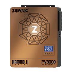 ZIEWNIC DIAMOND Solar Hybrid Inverter 6G 2.2KVA (PV3000) 100% Pure Sine Wave Solar Inverter 5 Years Brand Warranty - Onestopmall.pk