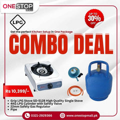 LPG Package NewStar LPG Gas Cylinder 5Kg 3 Star Lpg Gas Regulator 22 Mm Grip LPG Stove SD-5128