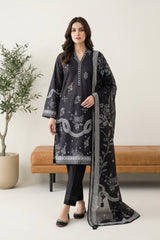 Lakhany Premium 03 Piece Unstitched Printed Lawn