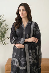 Lakhany Premium 03 Piece Unstitched Printed Lawn