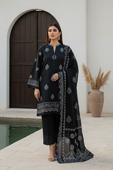 03 Piece Unstitched Pashmina Printed - Design 16