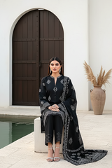 03 Piece Unstitched Pashmina Printed - Design 16