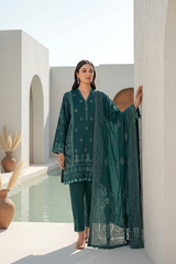 03 Piece Unstitched Pashmina Printed - Design 19
