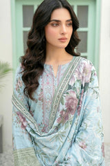 03 Piece Unstitched Printed Lawn - Design 7