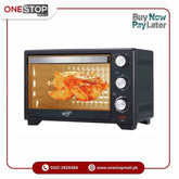 Bingo Oven Toaster OT-24R 24Ltr Black Temperature Control Rotisserie Function Brand Warranty
