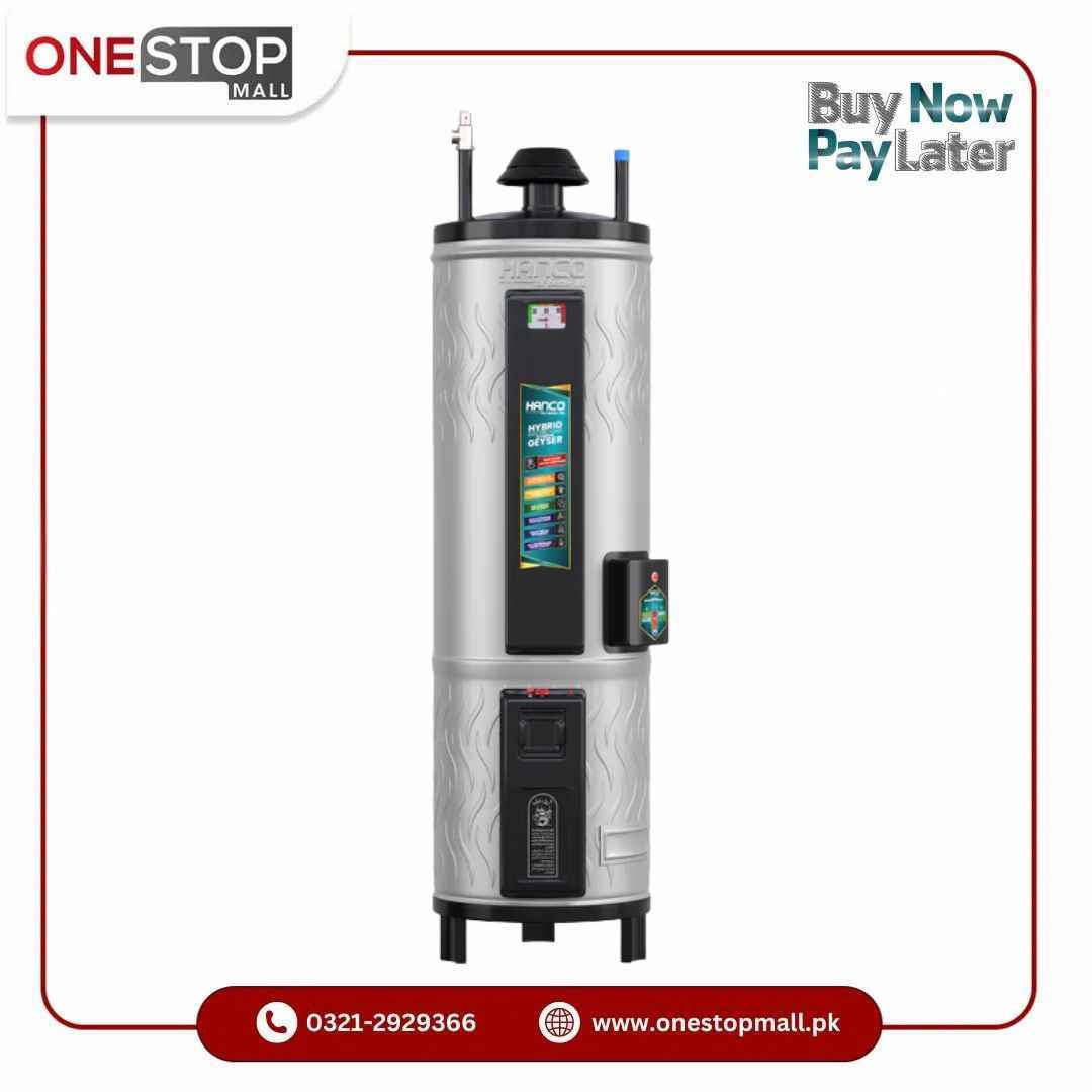 Hanco 35 Gallon Heavy Duty Hybrid Electric+ Gas Storage 10x10 Geyser Brand Warranty