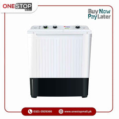 Dawlance Semi Automatic Washing Machine DW 10600 12 Kg Twin Tub Deep Water Fall Technology 10 Years Brand Warranty