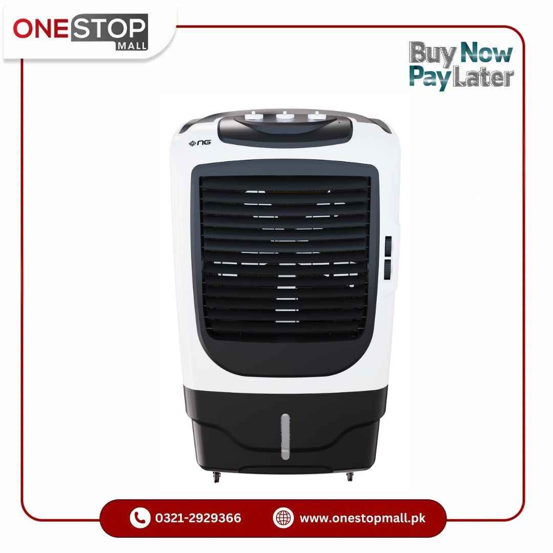 Nasgas AC DC Hybrid Room Cooler Model NAC-9800 Cooling Box (For Re-Freezable Ice Packs Evaporative Cooling Pad 1 Year Brand Warranty