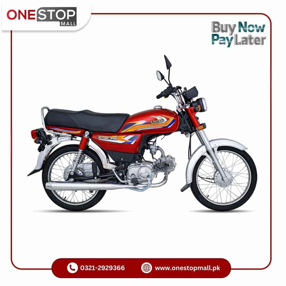 UNITED 70CC STANDARD MOTORCYCLE WITH NEW & ADVANCED FEATURES