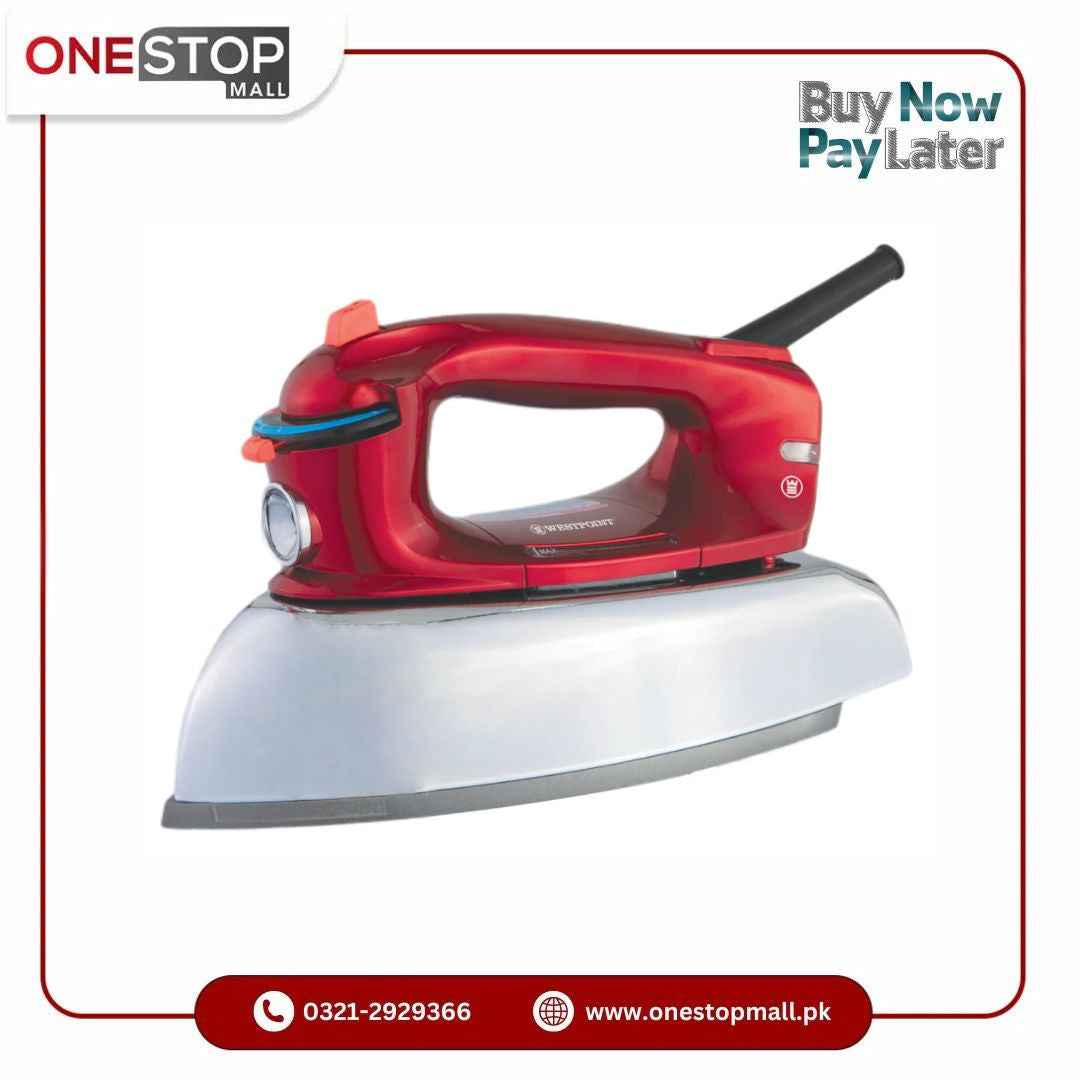 Westpoint Steam Iron WF-2065 Spray Steam Dry and Burst Comfort Grip Handle Brand Warranty