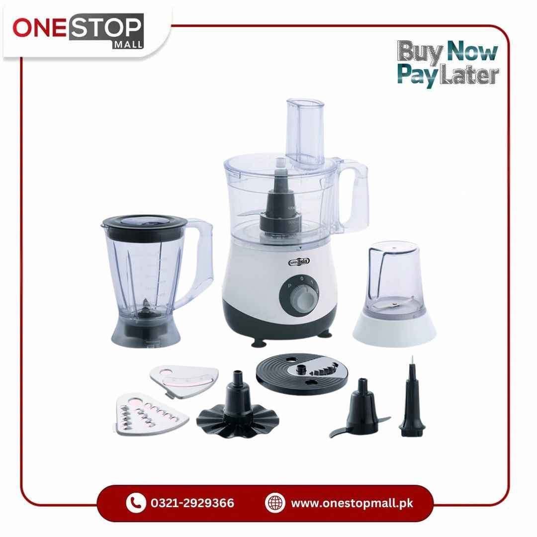 Super Asia FP-9090 Food Processor 2 Speed With Pulse Function Brand Warranty