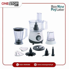 Super Asia FP-9090 Food Processor 2 Speed With Pulse Function Brand Warranty